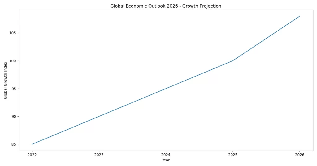 Global economic outlook 2026 growth projection chart