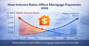 How interest rates affect mortgage payments chart 2026